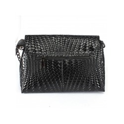 Сумка женская натуральная кожа JRP-J 009-1,  3отд,  плечевой ремень,  черный 227966