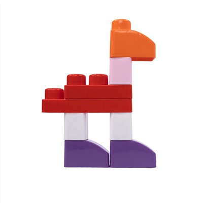 Пластиковый конструктор для маленьких «Baby Blocks» 60 деталей (сумка)