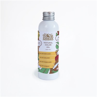 NATURAL COLOR Hair Oil, Indibird (ЦВЕТ ОТ ПРИРОДЫ Масло для волос от седины, Индибёрд), 150 мл.