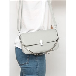 Сумка женская искусственная кожа Ch&K-8687,  1отд,  плечевой ремень,  св. серый 257641