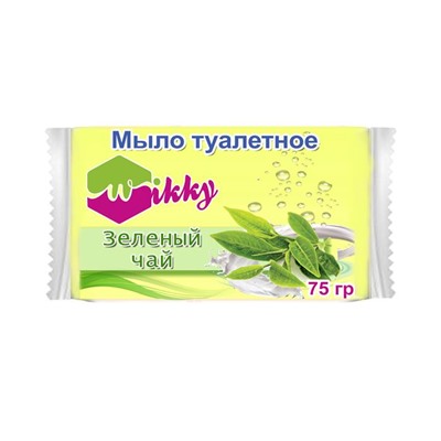 WIKKY Мыло туалетное 75г  Зеленый чай