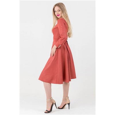 Arisha 1231 рябиновый, Платье
