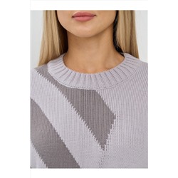 Джемпер вязаный с принтом и длинными рукавами 9242-94141-6100199/293/6400173
