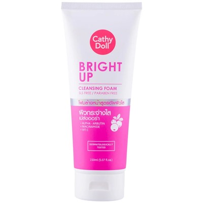 BRIGHT UP Cleansing Foam, Cathy Doll (Очищающая пенка ДЛЯ СИЯНИЯ КОЖИ ЛИЦА, Кэти Долл), 150 мл.
