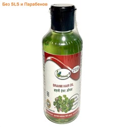 BRAHMI Hair Oil, SLS & Paraben Free, Karmeshu (МАСЛО для волос Брахми, БЕЗ Сульфатов и Парабенов, Кармешу), 210 мл.