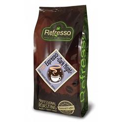 Espresso DARK NIGHT, Refresso (Эспрессо "ДАРК НАЙТ" кофе темной обжарки, помол под турку МОЛОТЫЙ, Рефрессо), 200 г. - СРОК ГОДНОСТИ ДО 12 ИЮЛЯ 2025 ГОДА