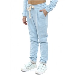 CLE Брюки дев.872599/70т, меланж св.голубой