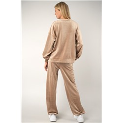 Женский велюровый костюм оверсайз Happyfox