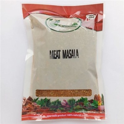 MEAT MASALA, Karmeshu (Смесь специй Масала ДЛЯ МЯСА (Мит масала), Кармешу), ПАКЕТ 100 г. - СРОК ГОДНОСТИ ДО 31 МАРТА 2025 ГОДА