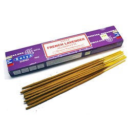 Nag Champa FRENCH LAVENDER Incense, Satya (Благовония НАГ ЧАМПА ФРАНЦУЗСКАЯ ЛАВАНДА, Сатья), 15 г.
