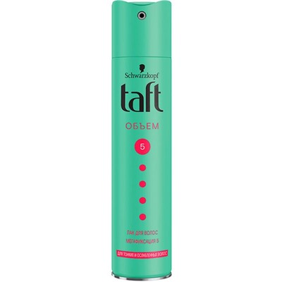TAFT Senso-Touch Лак 225 Объем Мегафиксация д/тонких,ослабл. (зел.)  (5)