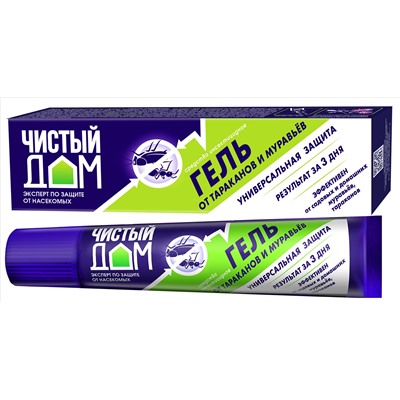 Гель Чистый дом от сад и дом мур и тарак 35мл туба 02-539