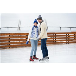Шапка Snow Fairy, синяя (василек)