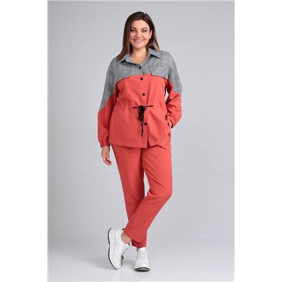 Liona Style 802 терракот, Брюки,  Рубашка