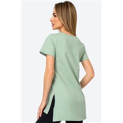 Женская удлиненная футболка с разрезами Happyfox