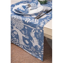 Дорожка на стол из рогожки 145x45 Happy Fox Home