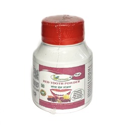 RED TOOTH POWDER, Karmeshu (КРАСНЫЙ ЗУБНОЙ ПОРОШОК, Кармешу), 75 г.