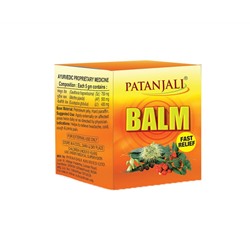 BALM Fast Relief, Patanjali (БАЛЬЗАМ быстрого действия, Патанджали), 25 г.