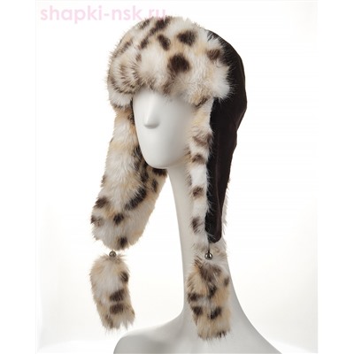 Норд кролик/рысь Ушанка женская (56-58)