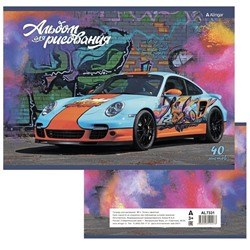 Альбом д/рисования 40л. Alingar Авто в мегаполисе AL7331