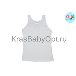 Майка белая для девочки