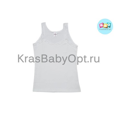 Майка белая для девочки