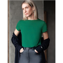 Футболка из премиального хлопка с эластаном