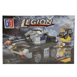 Конструктор Legion 3в1 Танк  124дет. 19*13см / коробка 123-286