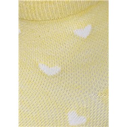 CLE Носки дет.С1195 20-22,22 сетка дев, меланж жёлтый