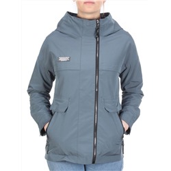 FY-229 GRAY/BLUE Ветровка женская АЛИСА (65% хлопок, 35% полиэстер) размер 54 российский