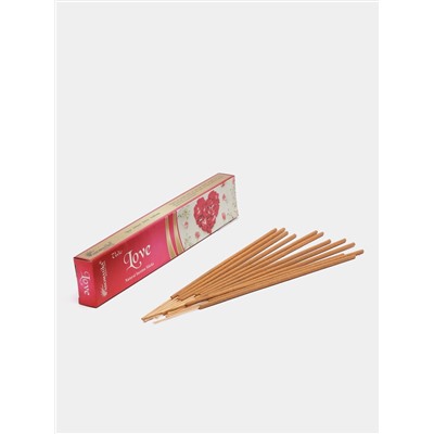 Vedic LOVE Natural Incense Sticks, Aromatika (ЛЮБОВЬ натуральные ароматические палочки, Ароматика), 15 г.