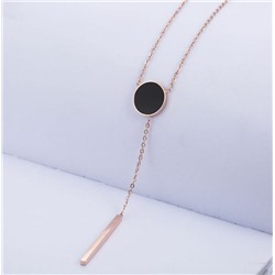 SALE! Подвеска на цепочке из ювелирной стали и эмали,1 шт.