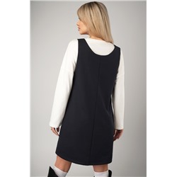 Женское офисное платье - сарафан Happyfox