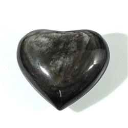 Сердце из обсидиана радужного 66*60*30мм, 140г