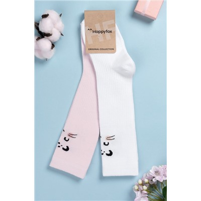 Гольфы для девочки 2 пары Happyfox
