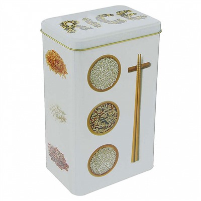 Банка жестяная 2,7 л "Микс" (Мука, макароны, рис, мюсли) П135*95h215v270-00753