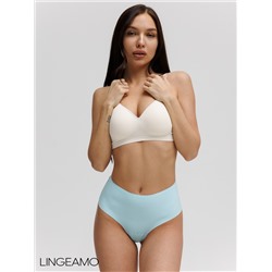 Бесшовные трусы стринги с высокой посадкой Lingeamo мятный ВР-04 (5)