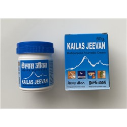 KAILAS JEEVAN (Крем-бальзам аюрведический КАЙЛАШ (Кайлас) ДЖИВАН), 60 г.