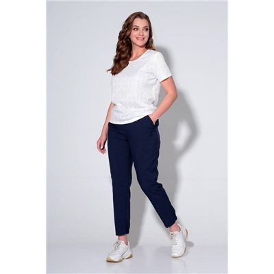 Liona Style 755 темно-синий/белый, Брюки,  Жакет,  Майка
