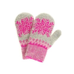 Варежки детские "Снежинка" 3 цвета 0608-42