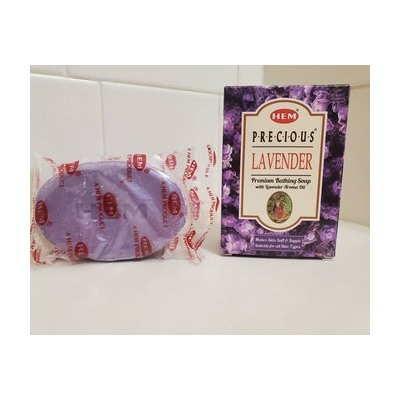 PRECIOUS LAVENDER Premium Bathing Soap, Hem (ДРАГОЦЕННАЯ ЛАВАНДА, Премиум мыло для ванны, Хем), 100 г.