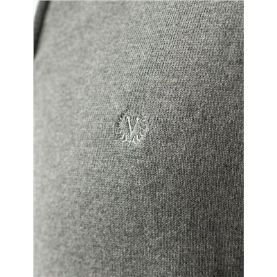 Кардиган на молнии из хлопка с нейлоном