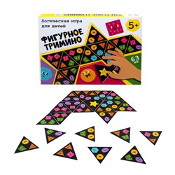 Логическая настольная игра для детей «Фигурное тримино»