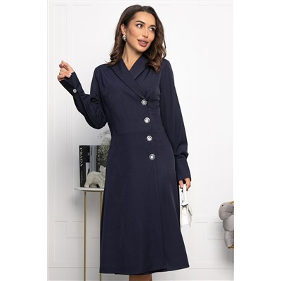 Платье Соломия (синее) П14216-5М