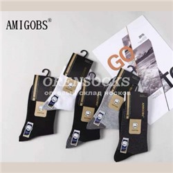 НОСКИ МУЖСКИЕ ХЛОПОК АССОРТИ AMIGOBS 8236