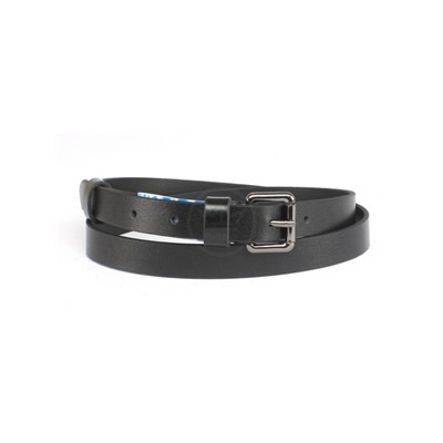Ремень 20 мм BLACK TORTOISE жен 1740440001,  гладкий,  черный 255685