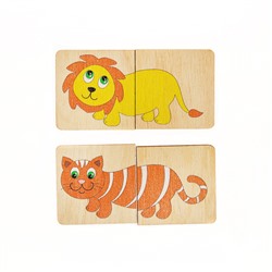 Пазл деревянный «Веселые половинки»