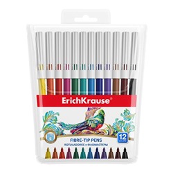 Фломастеры 12 цв. Erich Krause Washable 53364