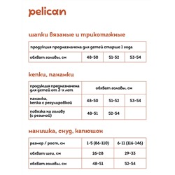 UKQZ3356/1 (Шапка детская, Pelican Outlet )