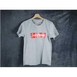 Футболка Supreme gray